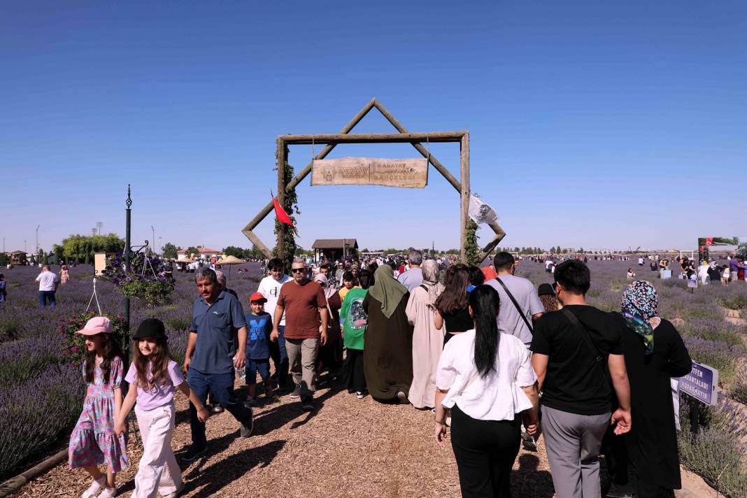 Konya’da lavanta büyüsü! Türkiye’nin en büyüğü dünyadan ziyaretçi ağırlıyor 4